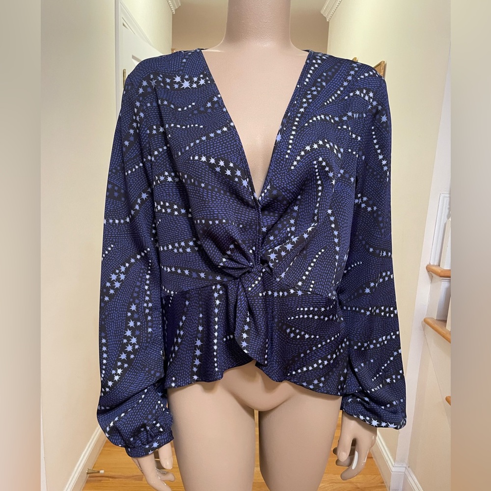 BCBG Generation Long Sleeve Peplum top